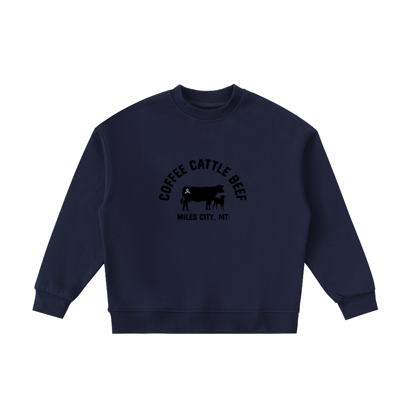 Cow/Calf Pair Kids' Crewneck